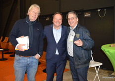 Ruud van Tol (Mattisson Healthcare), Patrick Gerritsen (Bio4Pack) en René van der Locht (De Halm).
